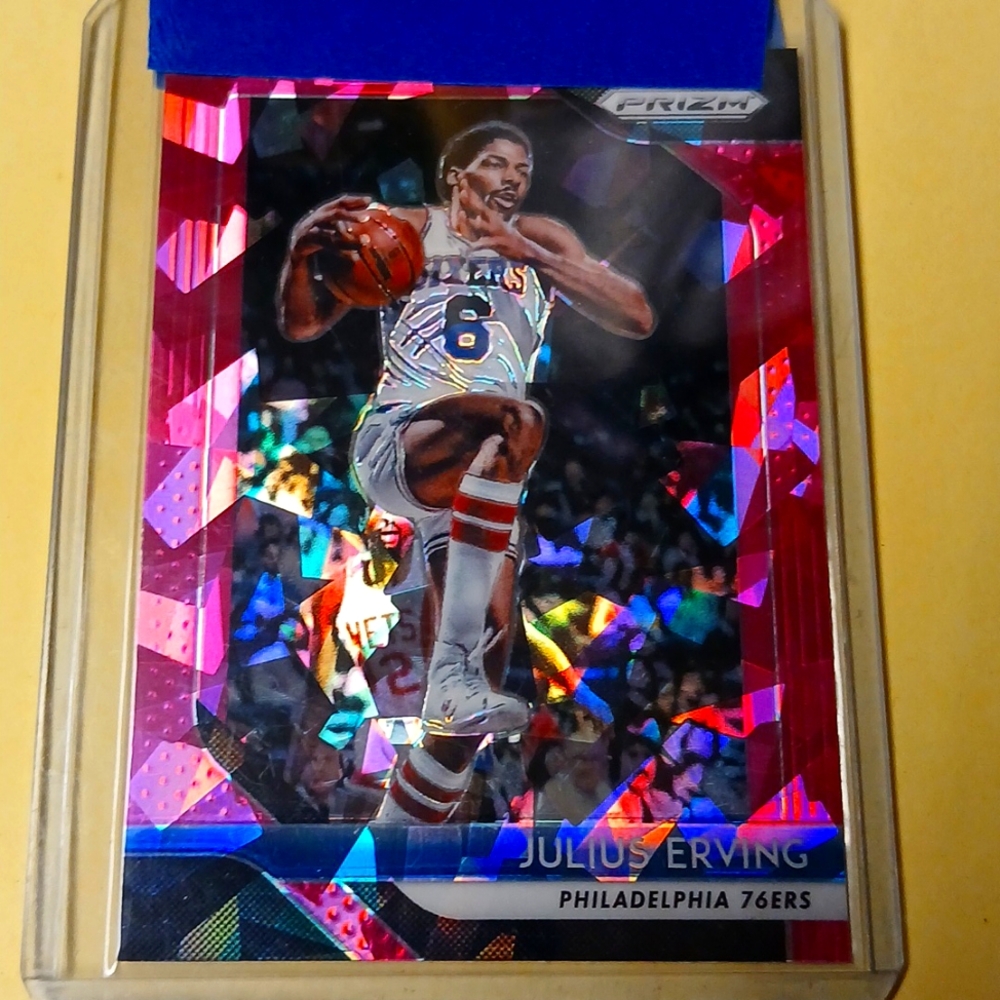 2018 Julius Erving Pink Ice Prizm Card